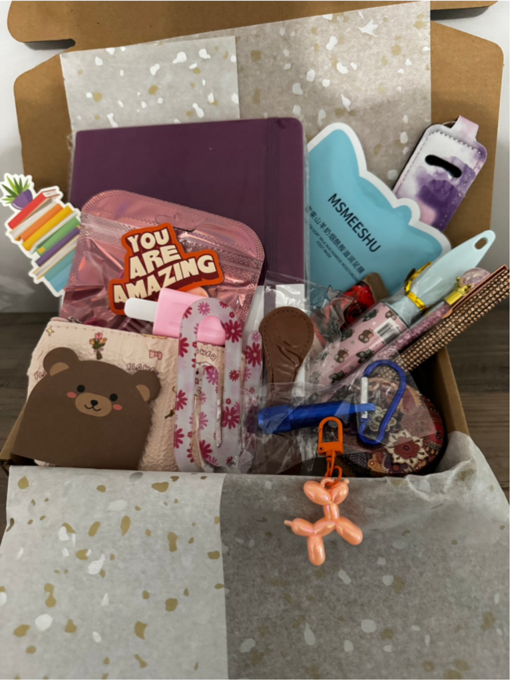 The Cozy Bookworm Stationery Box